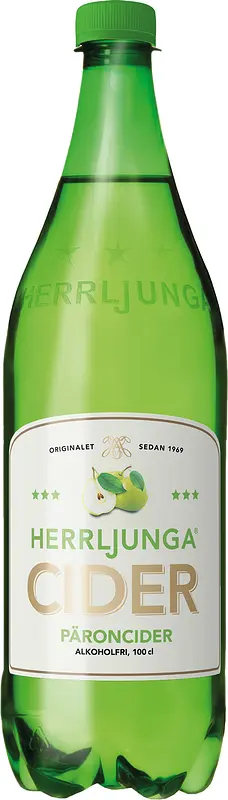 Päroncider Alkoholfri 0,5% å-pet Herrljunga - bild 1