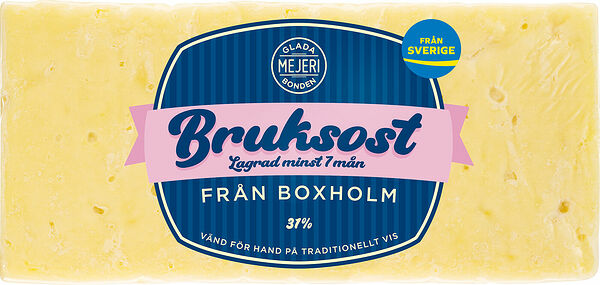 Bruksost 31% från Boxholm Glada Bonden Mejeri - bild 1