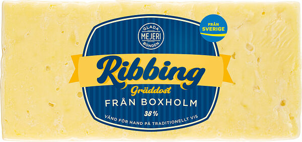 Ribbing 38% från Boxholm Glada Bonden Mejeri - bild 1