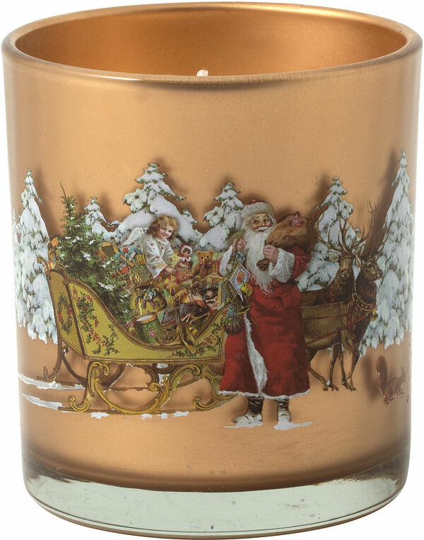 Ljuslykta Winter Special Vot Santa w. sleigh Villeroy & Boch - bild 1