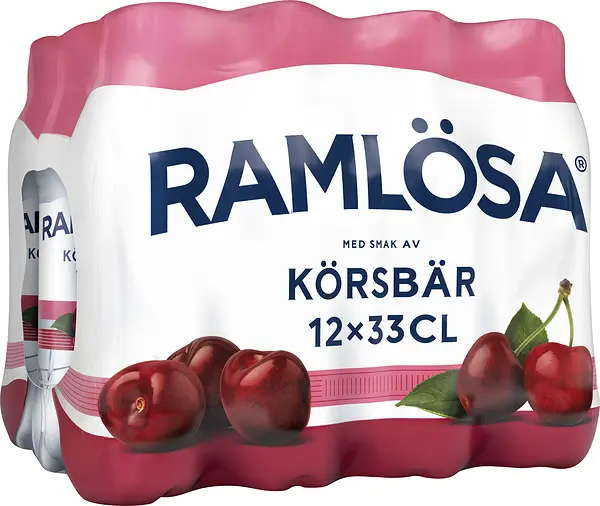 Ramlösa Körsbär 33 cl å-pet - bild 1