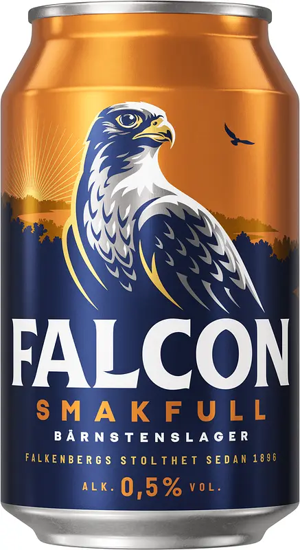 Falcon Smakfull Alkoholfri Öl 0,5% burk - bild 1