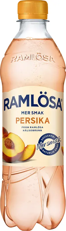 Ramlösa Mer Smak Persika å-pet Carlsberg - bild 1