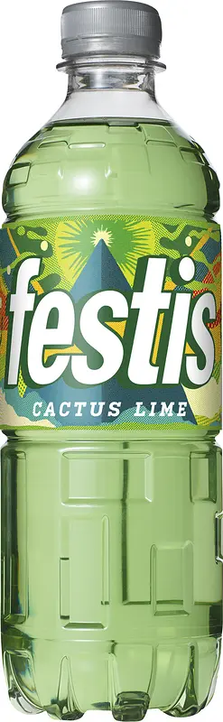 Festis Cactus Lime 50 cl å-pet Carlsberg - bild 1