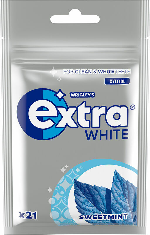 Tuggummi Extra White Sweet Mint påse 29 g - bild 1
