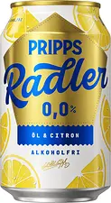 Pripps Radler Alkoholfri Öl & Citron 0,0% burk