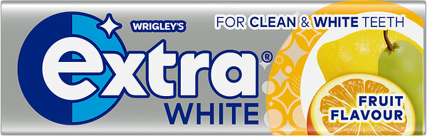 Tuggummi Extra White Sweet Fruit paket 14 g - bild 1
