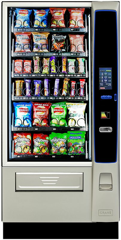 Crane Merchant 4 MEDIA2 Snack Touch Varuautomat - bild 1