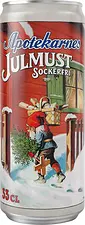 Julmust Sockerfri burk Apotekarnes