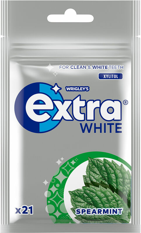 Tuggummi Extra White Spearmint påse 29 g - bild 1