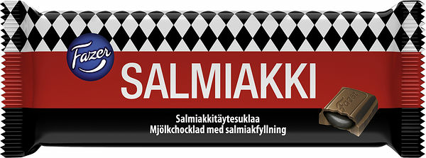Salmiakki Chokladkaka 100 g Fazer - bild 1
