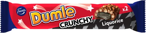 Dumle Crunchy Liquorice dubbelbit - bild 1