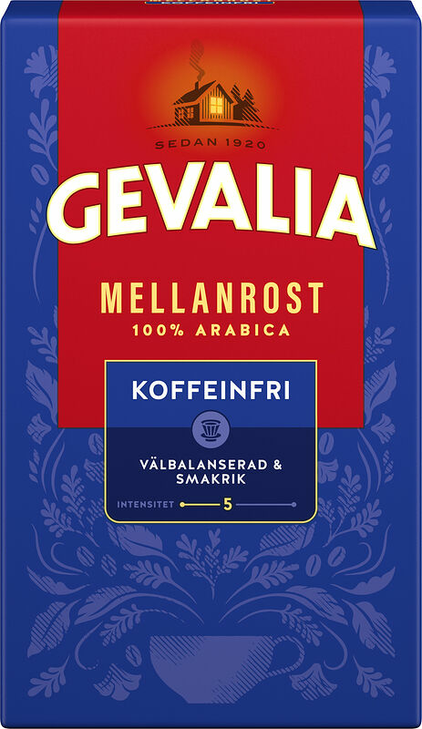 Bryggkaffe Koffeinfri Mellan Gevalia - bild 1