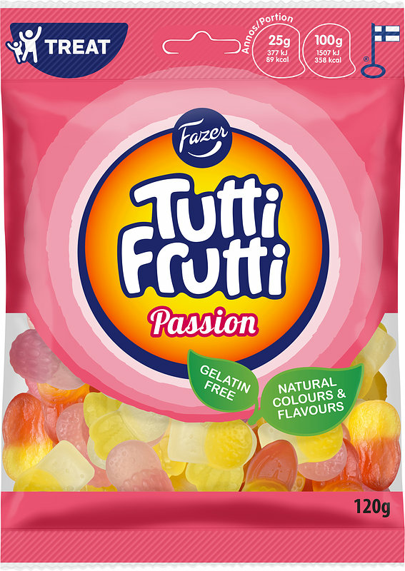 Tutti Frutti Passion påse Fazer - bild 1