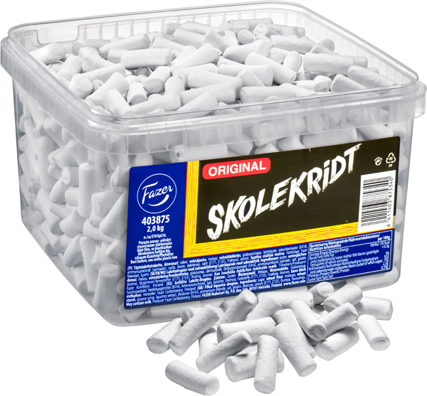 Skolekridt lösvikt Fazer - bild 1