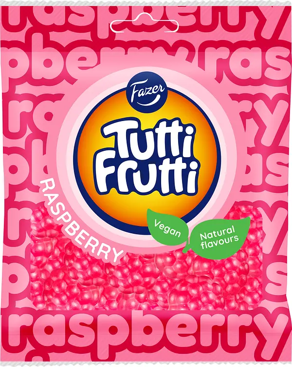 Tutti Frutti Hallon påse Fazer - bild 1