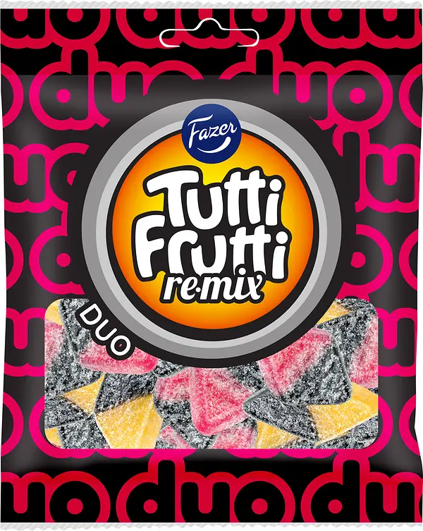 Tutti Frutti Remix Duo påse Fazer - bild 1
