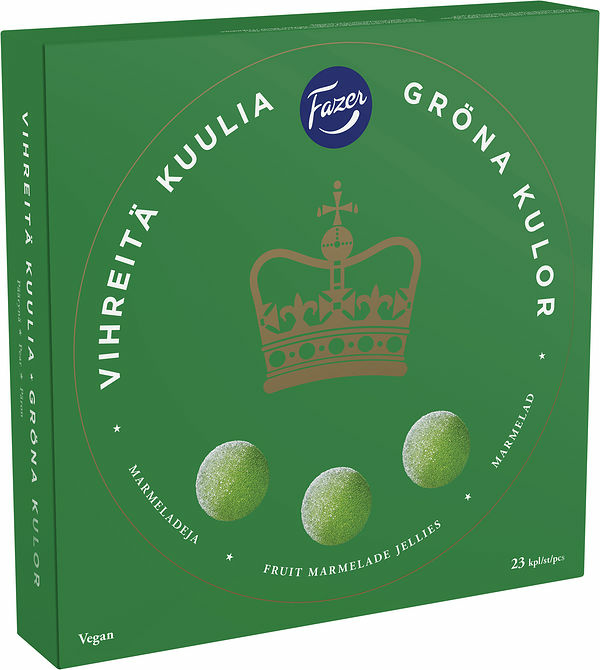 Gröna Kulor Marmelad 500 g Fazer - bild 1