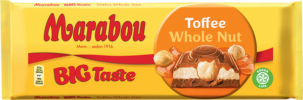 Mjölkchoklad Toffee Whole Nut Marabou - bild 1