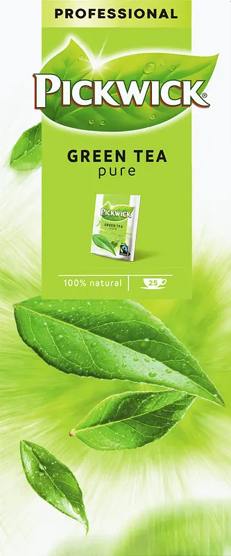 Te Pickwick 25p Green Tea Pure Fairtrade - bild 1