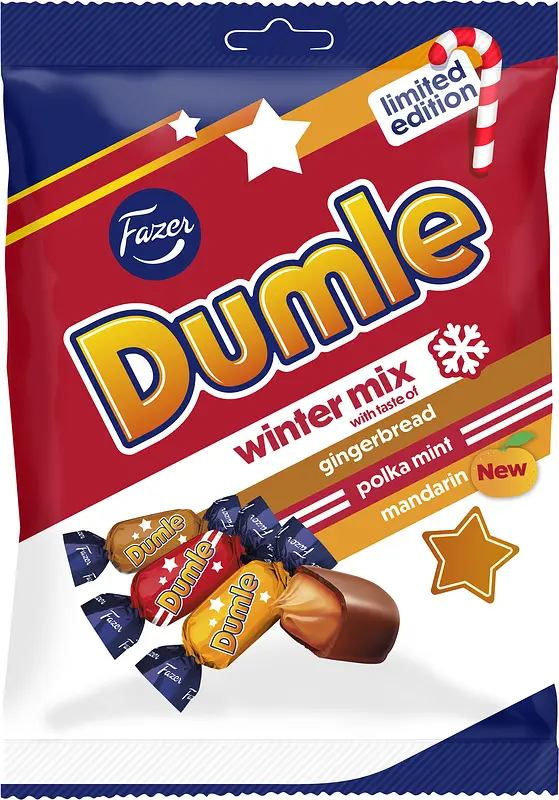 Dumle Winter mix Limited påse Fazer - bild 1