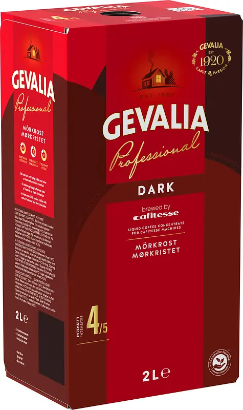 Cafitesse Mörkrost 2 L Gevalia Professional - bild 1