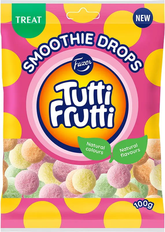 Tutti Frutti Smoothie Drops 100g Fazer - bild 1