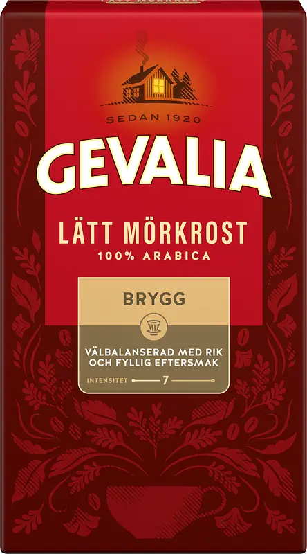 Bryggkaffe Lätt Mörkrost Gevalia - bild 1