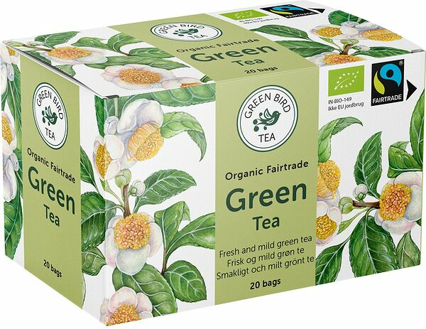 Te Green Bird Tea 20p Grönt Te Eko Fairtrade - bild 1