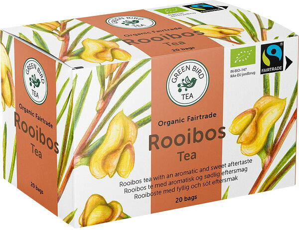 Te Green Bird Tea 20p Rooibos Eko Fairtrade - bild 1