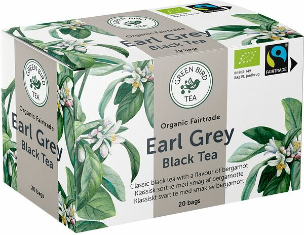 Te Green Bird Tea 20p Earl Grey Eko Fairtrade - bild 1