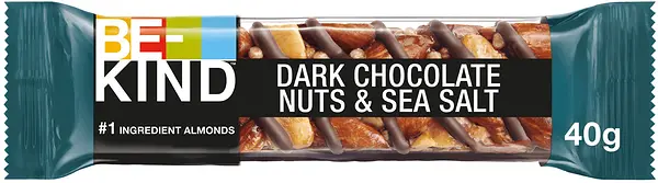 BE-KIND Dark Chocolate Nuts Sea Salt - bild 1