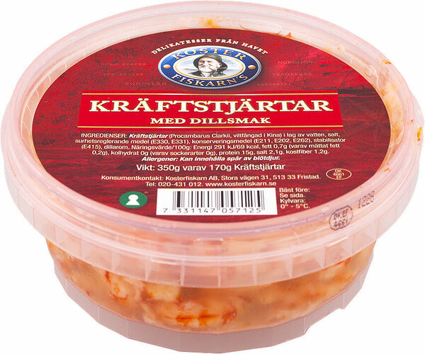 Kräftsstjärtar med dillsmak Kosterfiskarn - bild 1