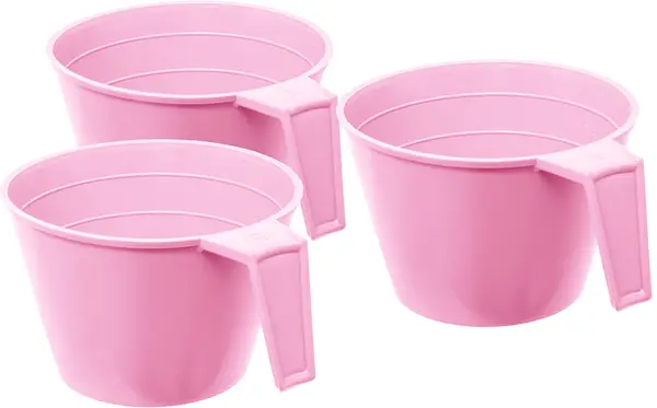 Måttskopa 1 dl 3-p Rosa Nordiska Plast - bild 1