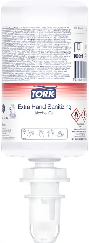 Tork Extra Handdesinfektion Alkogel S4 - bild 1