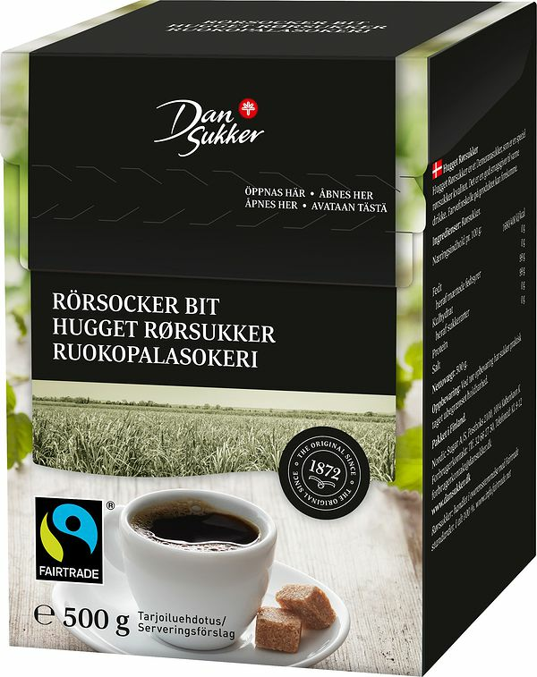 Rörsocker bit Fairtrade Dan Sukker - bild 1