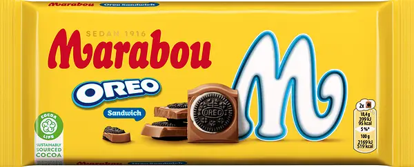 Oreo Sandwich 92 g Marabou - bild 1