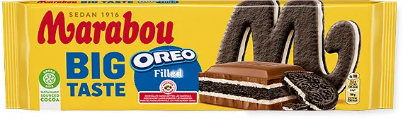 Mjölkchoklad Big Taste Oreo filled Marabou - bild 1