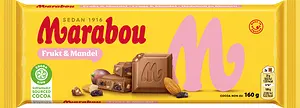 Mjölkchoklad Frukt & Mandel 160 g Marabou