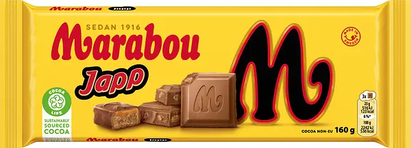 Mjölkchoklad Japp 160 g Marabou - bild 1
