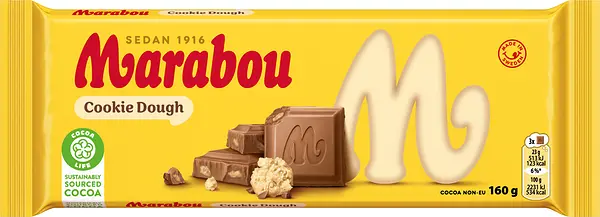 Mjölkchoklad Cookie Dough 160 g Marabou - bild 1