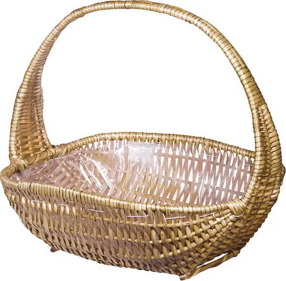 Korg Lotta båtform natur m grepe XXL 45x34x16/44 cm - bild 1