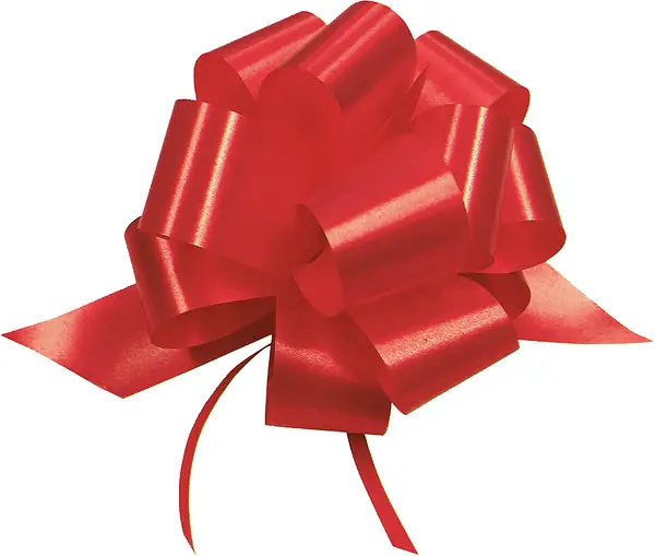 Dragbandsrosett Röd Splendene 30 mm Molli Pack - bild 1