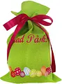 Påsksäck Grön Glad Påsk 17x30 cm med cerice band