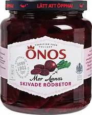 Rödbetor skivade glas Mor Annas Önos