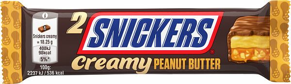 Snickers Creamy Peanut Duo 2x18,25 g - bild 1