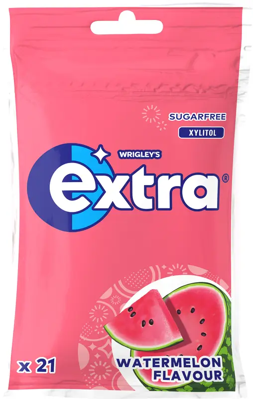 Tuggummi Extra Watermelon påse 29 g - bild 1