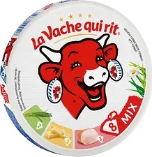 Den Skrattande Kon Tre Smaker portion