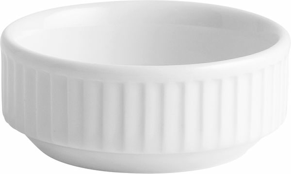 Plisse miniskål vit 7 cm Pillivuyt - bild 1