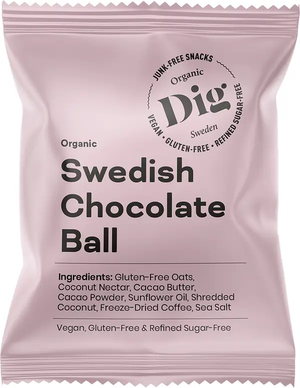 Organic Swedish Chocolate Ball GETRAW - bild 1